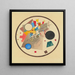 Lichtcirkel - Wassily Kandinsky — ingelijst kunstwerk aan de muur