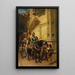 Reproductie van het schilderij À la joute - Cesare Auguste Detti