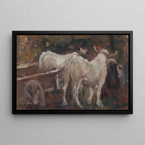 Cesare Ciani - Carro con buoi.webp