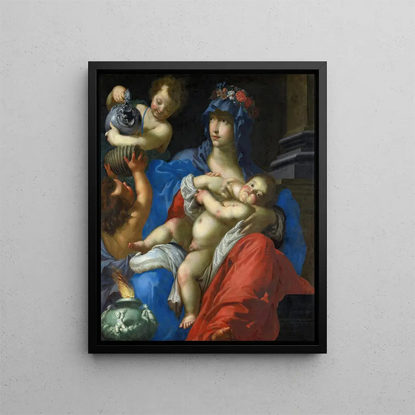 Charité - Cesare Dandini — framed artwork on a wall