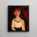 Little Girl - Chaïm Soutine — framed artwork on a wall