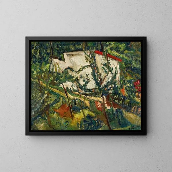 Maison de Clamart - Chaïm Soutine — framed artwork on a wall