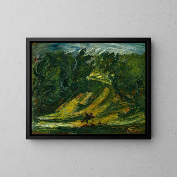 Landscape Painting - Chaïm Soutine — framed artwork on a wall