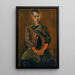 Portrait of a Young Man - Chaïm Soutine — framed artwork on a wall