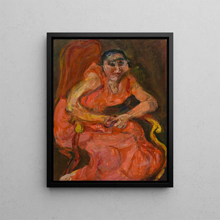 Cham Soutine - Woman in Pink.webp
