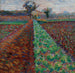 met bomen - Umberto Boccioni — weergave van het kunstwerk