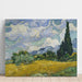 Reproductie van het schilderij van het Tarweveld met cipressen - Vincent van Gogh