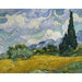 Reproductie van het schilderij van het Tarweveld met cipressen - Vincent van Gogh