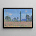Reproductie van het schilderij Claude Monet - Schilderij veld met klaprozen, Giverny