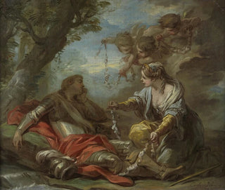 Rinaldo en Armide - Charles André van Loo — weergave van het kunstwerk