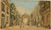 decor van scène met acteurs en dansers in uitvoering - Charles-François Hutin — weergave van het kunstwerk