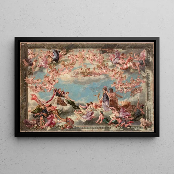 CharlesRaphal Marchal - Allgorie avec Napolon III et limpratrice Eugnie.webp
