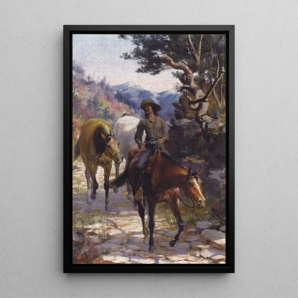 Bandiet - Charles Abel Corwin — ingelijst kunstwerk aan de muur