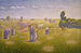 De oogstploegers - Charles Angrand — weergave van het kunstwerk