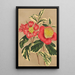 Reproductie van het schilderij Camellia japonica sesanqua - Charles Antoine Lemaire