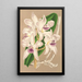 Cattleya amethystoglossa - Charles Antoine Lemaire — ingelijst kunstwerk aan de muur