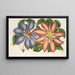 Clematis patens var. atropurpurea et violacea - Charles Antoine Lemaire — ingelijst kunstwerk aan de muur
