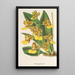 Oncidium bicallosum - Charles Antoine Lemaire — ingelijst kunstwerk aan de muur