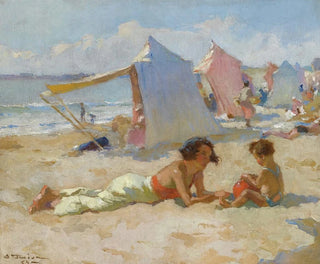 Charles Atamian - Playing On The Beach.webp