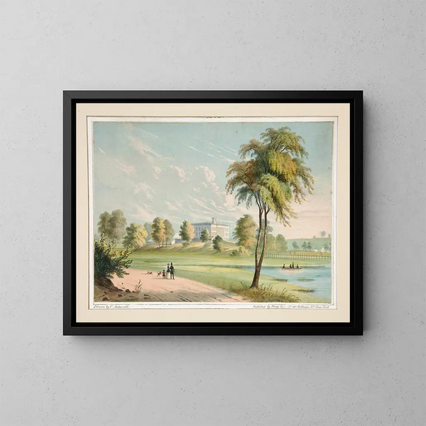 Brooklyn Hospital - Charles Autenrieth — framed artwork on a wall