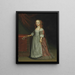 Portret van een meisje - Charles Beaubrun — ingelijst kunstwerk aan de muur