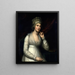 Mme Joshua Johnson - Charles Bird King — ingelijst kunstwerk aan de muur