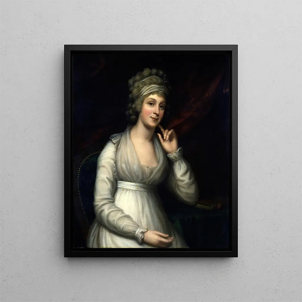 Mme Joshua Johnson - Charles Bird King — framed artwork on a wall