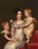 Sarah Weston Seaton met haar kinderen Augustine en Julia - Charles Bird King — weergave van het kunstwerk