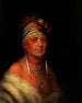 Shaumonekusse Prairie Wolf Oto - Charles Bird King — weergave van het kunstwerk