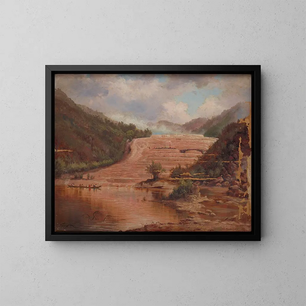 Terraces Roses - Charles Blomfield — framed artwork on a wall