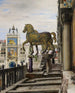 De bronzen paarden van San Marco in Venetië - Charles Caryl Coleman — weergave van het kunstwerk