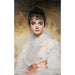 Portret van een jonge vrouw - Charles Chaplin — weergave van het kunstwerk