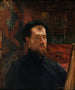 Self-portrait Painting - Charles Cottet — artwork view