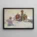 Kinderen aan de rand van de zee - Charles Courtney Curran — ingelijst kunstwerk aan de muur