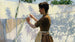 Schaduwen - Charles Courtney Curran — weergave van het kunstwerk