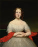 Portret van Fidelia Marshall - Charles Cromwell Ingham — weergave van het kunstwerk