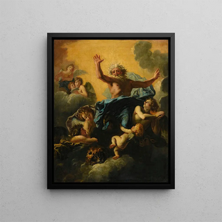 Charles De La Fosse - God The Father And The Evangelist Symbols.webp