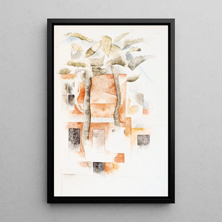 Charles Demuth - Bermuda Houses Seen Through Trees.webp