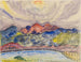 Vroeg Landschap - Charles Demuth — weergave van het kunstwerk