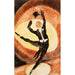 En vaudeville, acrobatische danser met hoge hoed - Charles Demuth — weergave van het kunstwerk
