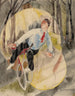 in Vaudeville de fietser - Charles Demuth — weergave van het kunstwerk
