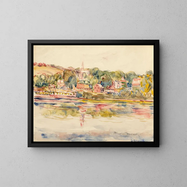 Nieuw hoop Pennsylvania - Charles Demuth — ingelijst kunstwerk aan de muur