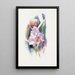 Purple Iris Painting - Charles Demuth — artwork view
