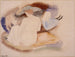Vrouw met hoed en twee figuren - Charles Demuth — weergave van het kunstwerk