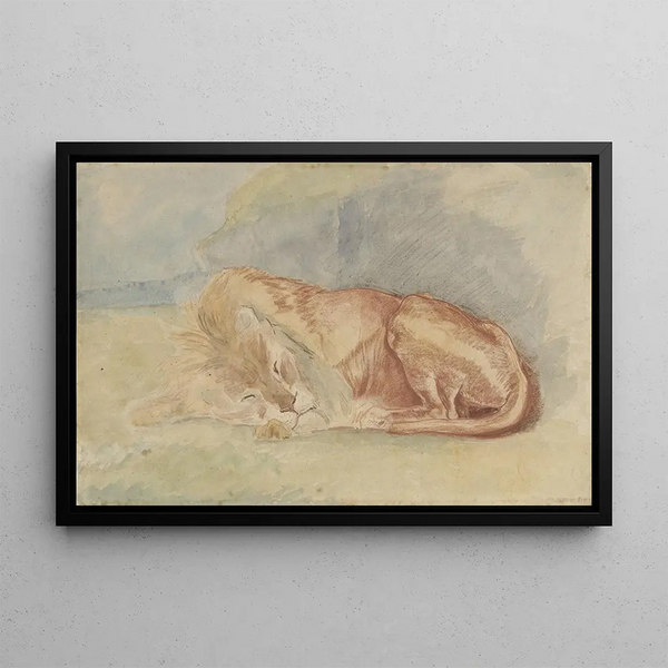 Charles Edm SaintMarcelCabin - Slapende leeuw.webp