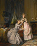 Zusters - Charles Édouard Boutibonne — weergave van het kunstwerk