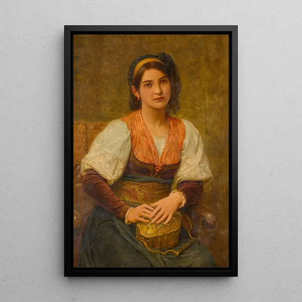 Reproduction of the painting Le Scaldino - Charles Edward Perugini