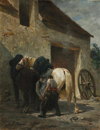 Charles Emile Jacque - Blacksmiths.webp