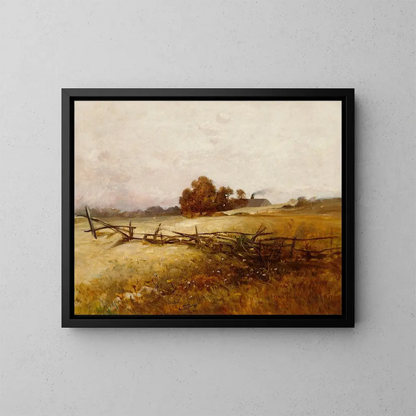 Autumn Landscape - Charles Ethan Porter — framed artwork on a wall