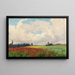 van een veld met klaprozen in Frankrijk - Charles Francis Browne — ingelijst kunstwerk aan de muur